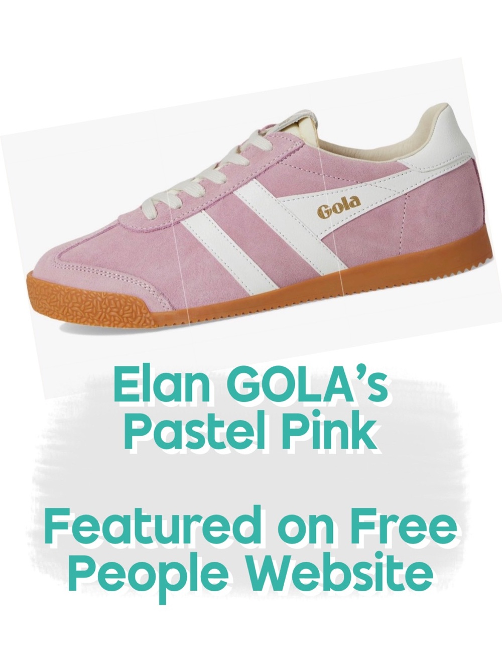 GOLA, Elan, Pastel Pink, Sneakers Everyday Style and Comfort. NEW IN Gola BOX!